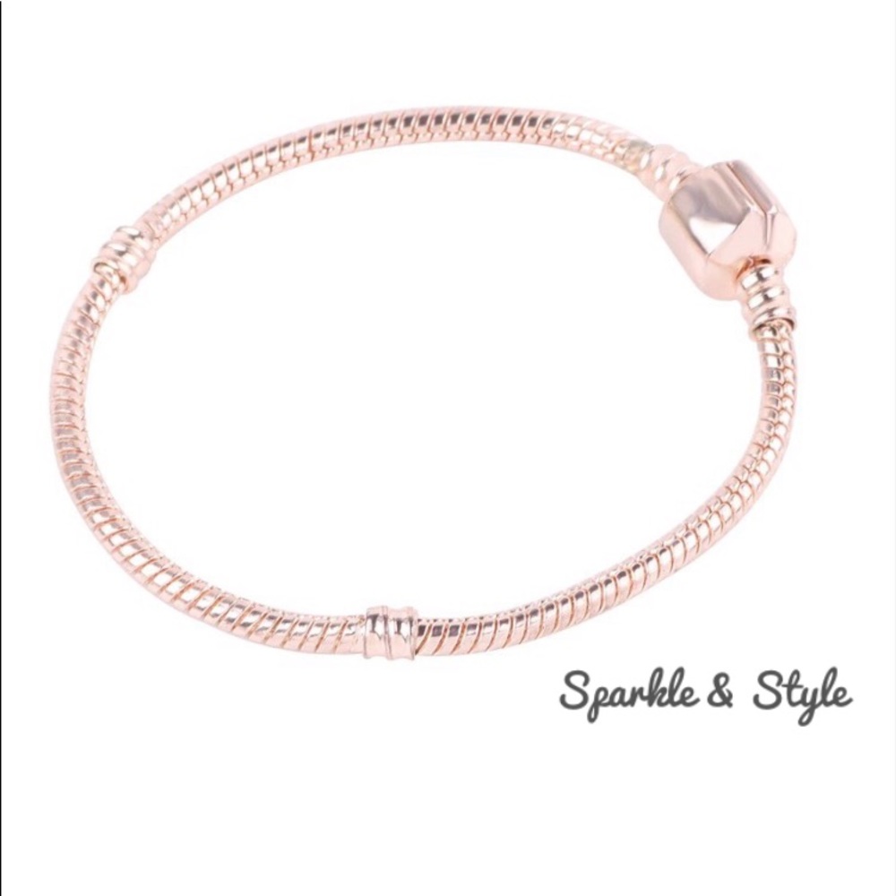 New Rose Gold Charm Bracelet ✨
